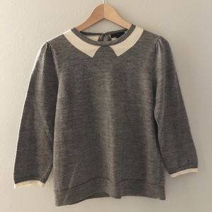 J.Crew Merino Tippi Sweater in Trompe L’oeil